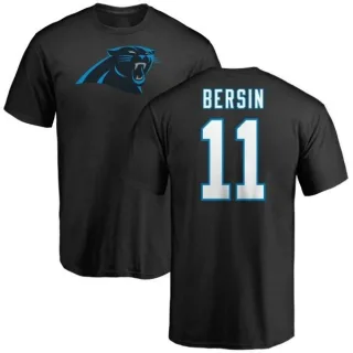 Brenton Bersin Carolina Panthers Name & Number Logo T-Shirt - Black