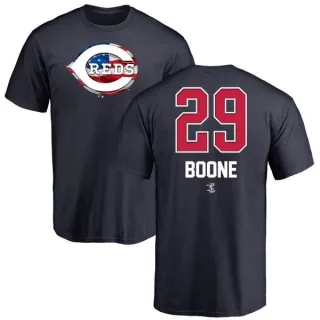 Bret Boone Cincinnati Reds Name and Number Banner Wave T-Shirt - Navy