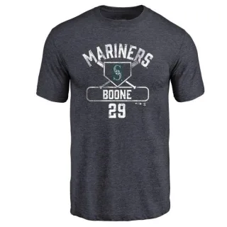 Bret Boone Seattle Mariners Base Runner Tri-Blend T-Shirt - Navy