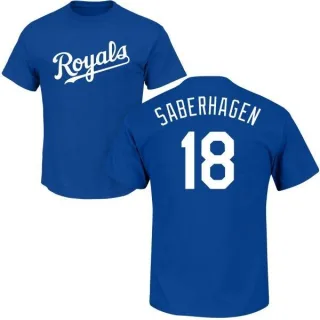 Bret Saberhagen Kansas City Royals Name & Number T-Shirt - Royal