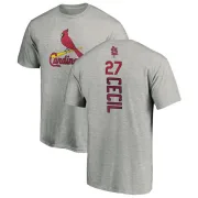 Brett Cecil St. Louis Cardinals Backer T-Shirt - Ash