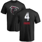 Brett Favre Atlanta Falcons Midnight Mascot T-Shirt - Black