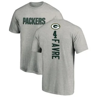 Brett Favre Green Bay Packers Backer T-Shirt - Ash