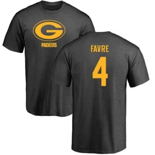 Brett Favre Green Bay Packers One Color T-Shirt - Ash