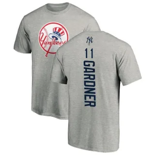 Brett Gardner New York Yankees Backer T-Shirt - Ash