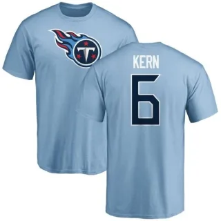 Brett Kern Tennessee Titans Name & Number Logo T-Shirt - Light Blue