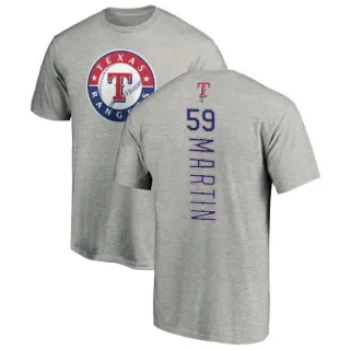 Brett Martin Texas Rangers Backer T-Shirt - Ash