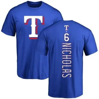 Brett Nicholas Texas Rangers Backer T-Shirt - Royal