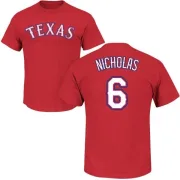 Brett Nicholas Texas Rangers Name & Number T-Shirt - Red