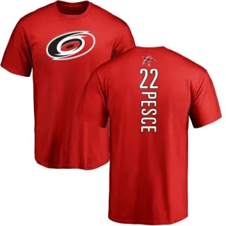 Brett Pesce Carolina Hurricanes Backer T-Shirt - Red