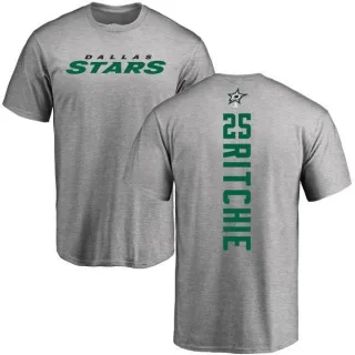 Brett Ritchie Dallas Stars Backer T-Shirt - Ash