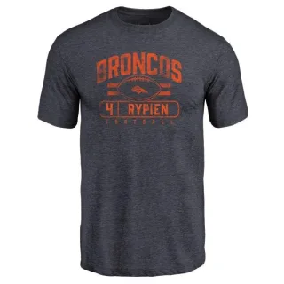 Brett Rypien Denver Broncos Flanker Tri-Blend T-Shirt - Navy