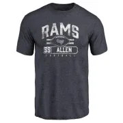 Brian Allen Los Angeles Rams Flanker Tri-Blend T-Shirt - Navy