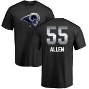 Brian Allen Los Angeles Rams Midnight Mascot T-Shirt - Black