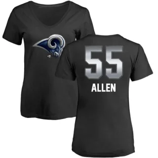 Brian Allen Women's Los Angeles Rams Midnight Mascot T-Shirt - Black