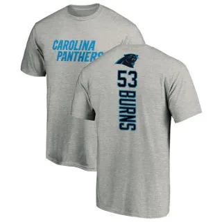 Brian Burns Carolina Panthers Backer T-Shirt - Ash