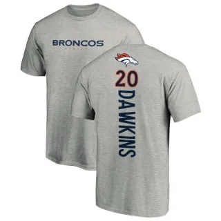 Brian Dawkins Denver Broncos Backer T-Shirt - Ash