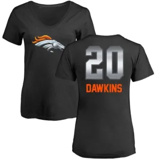 Brian Dawkins Women's Denver Broncos Midnight Mascot T-Shirt - Black