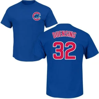 Brian Duensing Chicago Cubs Name & Number T-Shirt - Royal