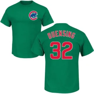 Brian Duensing Chicago Cubs St. Patrick's Day Name & Number T-Shirt - Green