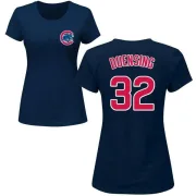 Brian Duensing Women's Chicago Cubs Name & Number T-Shirt - Navy