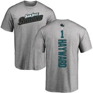 Brian Hayward San Jose Sharks Backer T-Shirt - Ash