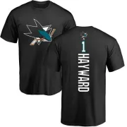 Brian Hayward San Jose Sharks Backer T-Shirt - Black