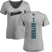 Brian Hayward Women's San Jose Sharks Backer T-Shirt - Ash