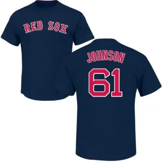 Brian Johnson Boston Red Sox Name & Number T-Shirt - Navy