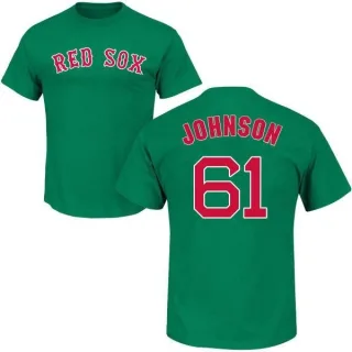 Brian Johnson Boston Red Sox St. Patrick's Day Name & Number T-Shirt - Green