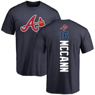Brian McCann Atlanta Braves Backer T-Shirt - Navy