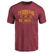 Brian Quick Washington Redskins Flanker Tri-Blend T-Shirt - Burgundy