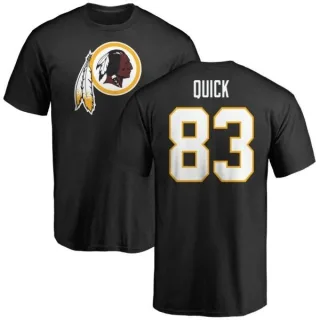 Brian Quick Washington Redskins Name & Number Logo T-Shirt - Black