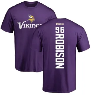 Brian Robison Minnesota Vikings Backer T-Shirt - Purple