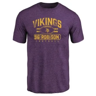 Brian Robison Minnesota Vikings Flanker Tri-Blend T-Shirt - Purple