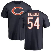 Brian Urlacher Chicago Bears Name & Number Logo T-Shirt - Navy