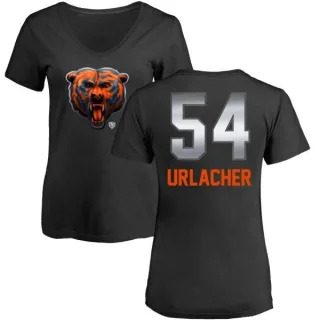 Brian Urlacher Women's Chicago Bears Midnight Mascot T-Shirt - Black