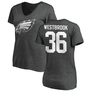 Brian Westbrook Women's Philadelphia Eagles One Color T-Shirt - Ash