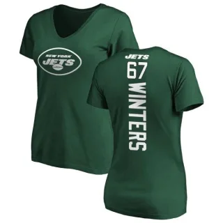 Brian Winters Women's New York Jets Backer Slim Fit T-Shirt - Green