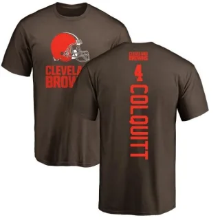 Britton Colquitt Cleveland Browns Backer T-Shirt - Brown