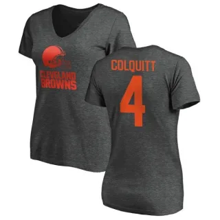 Britton Colquitt Women's Cleveland Browns One Color T-Shirt - Ash