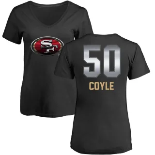 Brock Coyle Women's San Francisco 49ers Midnight Mascot T-Shirt - Black