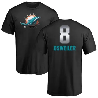 Brock Osweiler Miami Dolphins Midnight Mascot T-Shirt - Black