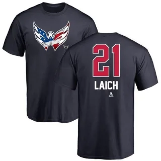 Brooks Laich Washington Capitals Name and Number Banner Wave T-Shirt - Navy