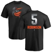 Brooks Robinson Baltimore Orioles Midnight Mascot T-Shirt - Black