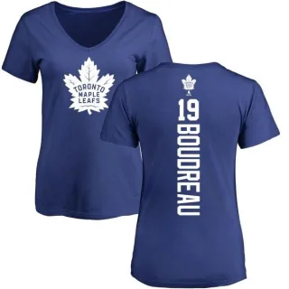 Bruce Boudreau Women's Toronto Maple Leafs Backer T-Shirt - Blue