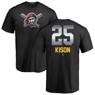 Bruce Kison Pittsburgh Pirates Midnight Mascot T-Shirt - Black