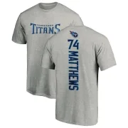 Bruce Matthews Tennessee Titans Backer T-Shirt - Ash