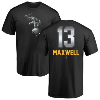 Bruce Maxwell Oakland Athletics Midnight Mascot T-Shirt - Black