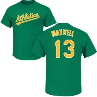 Bruce Maxwell Oakland Athletics Name & Number T-Shirt - Green